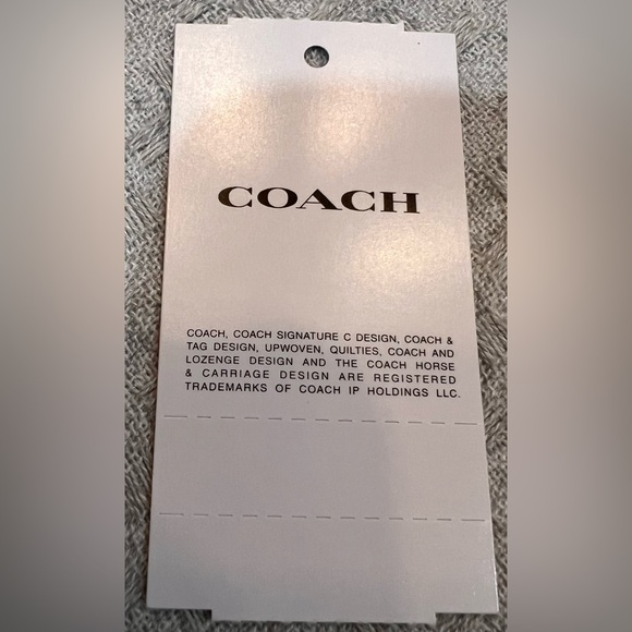 Coach whimsical NWT Gunmetal/Denim Multi Passport Card Case With Fish Print - Picture 13 of 16